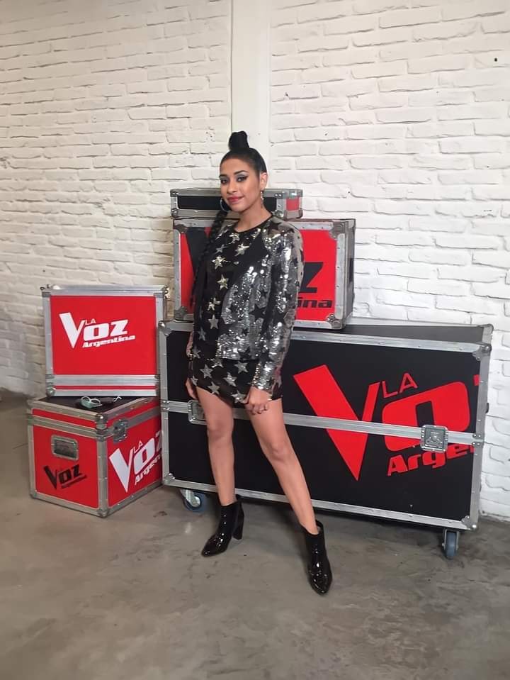 Camila Garay en La Voz Argentina. 